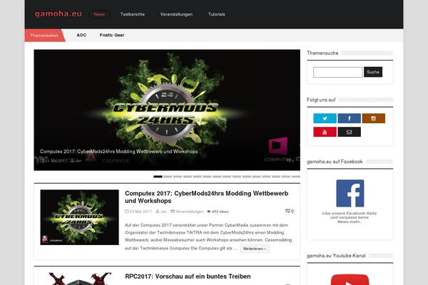 gamoha.eu site used Newsever-pro