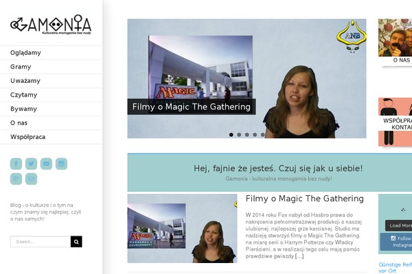 Omag theme site design template sample