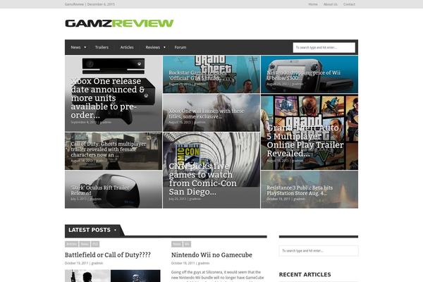 Extranews theme site design template sample