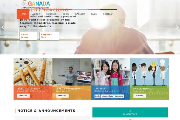 ganadakorea.com site used Hybrid-thoughts