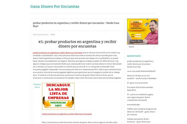 Prana theme site design template sample