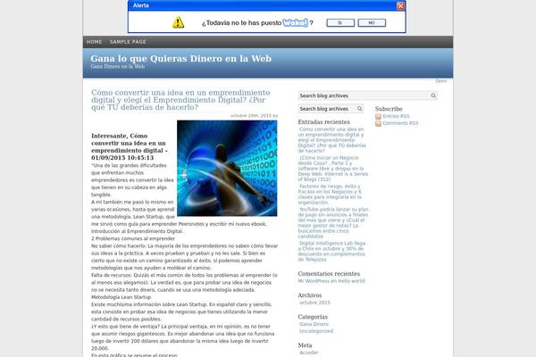 ganaloquequieras.biz site used Unnamed Lite