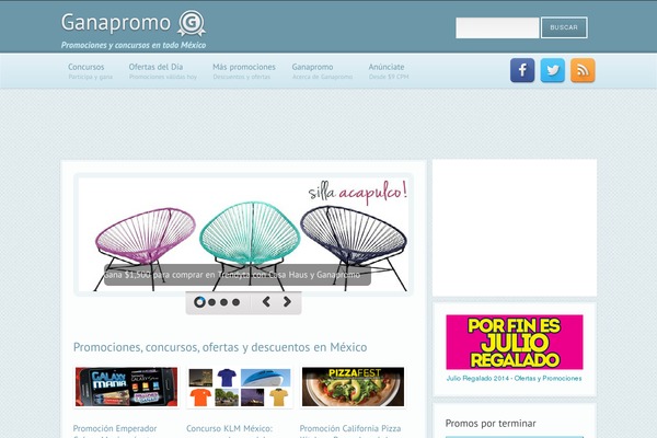 Modular website example screenshot