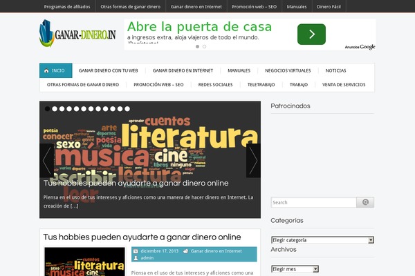 BlogsTrend theme site design template sample