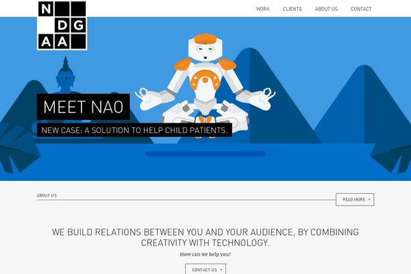 BlankSlate theme site design template sample