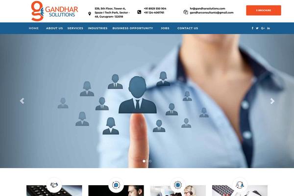 gandharsolutions.com site used Consulta