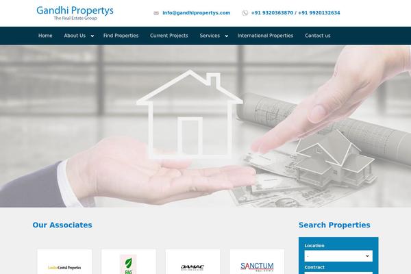 Realia theme site design template sample
