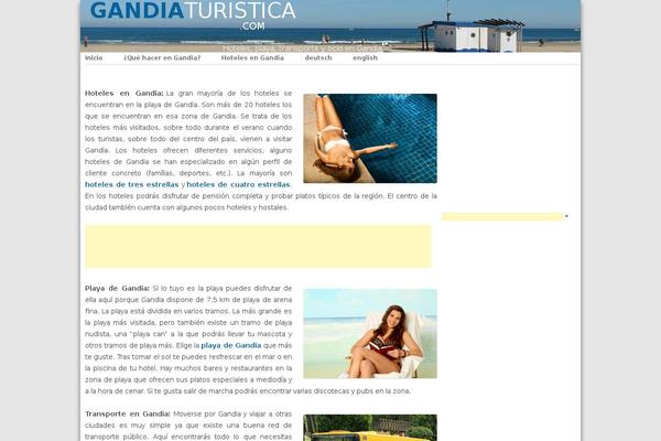 gandiaturistica.com site used Gandia