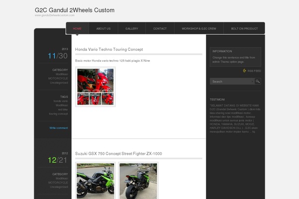monochrome theme site design template sample