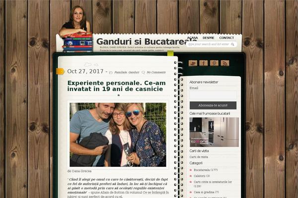 Diary theme site design template sample
