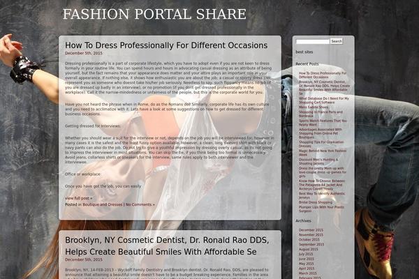 Glossy Stylo theme site design template sample