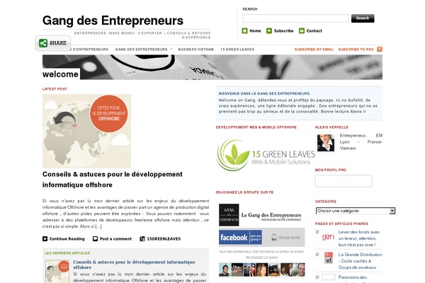 gangdesentrepreneurs.fr site used The Morning After