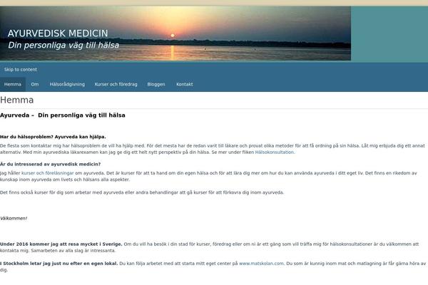 Blue Planet theme site design template sample