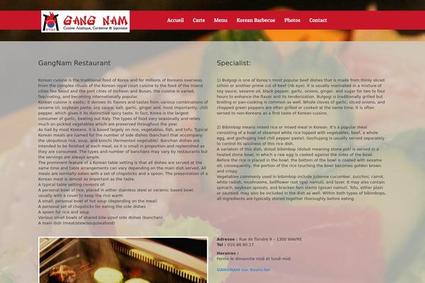 Lezzatos theme site design template sample