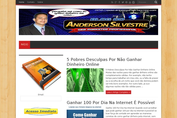 DeepBlue theme site design template sample