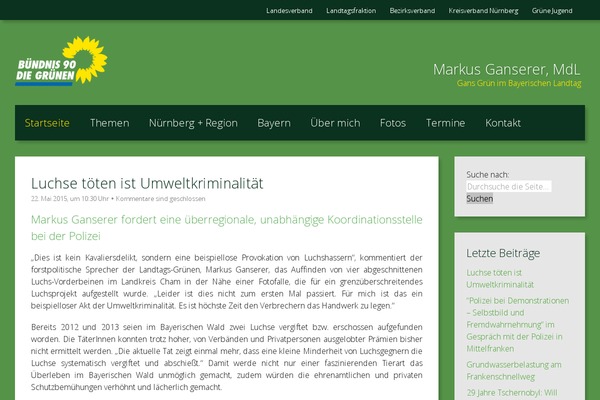 Urwahl3000 theme site design template sample