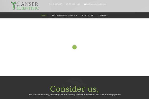 Eco Recycling theme site design template sample