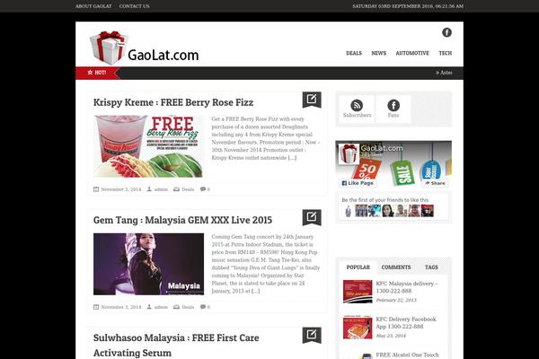 Backstreet theme site design template sample