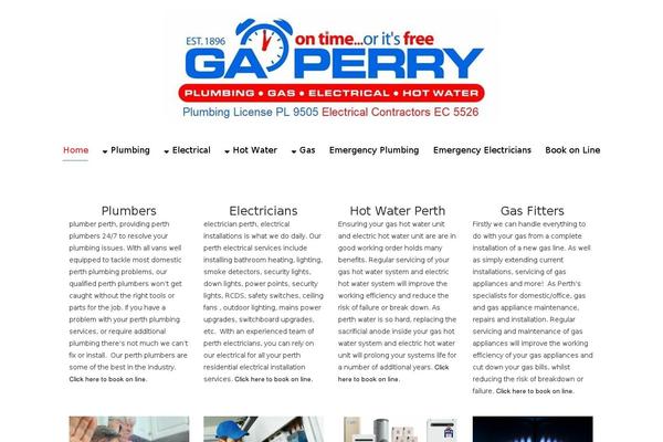 gaperry.com.au site used Canvas