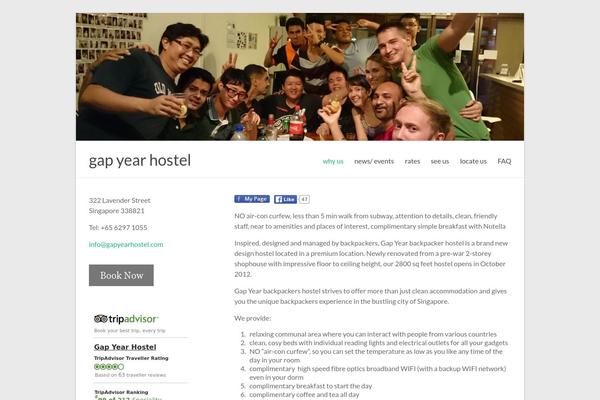 Spacious theme site design template sample