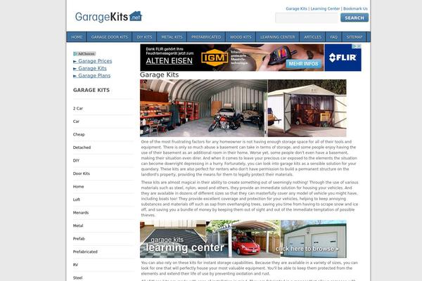 Listings theme site design template sample