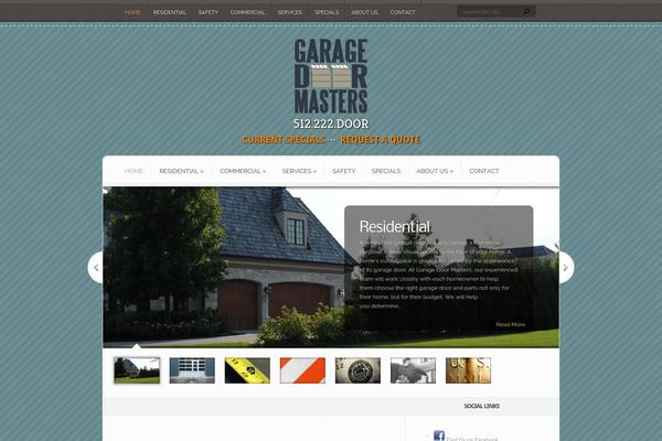 Aggregate theme site design template sample