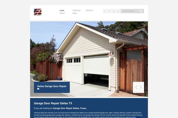 Wunder theme site design template sample