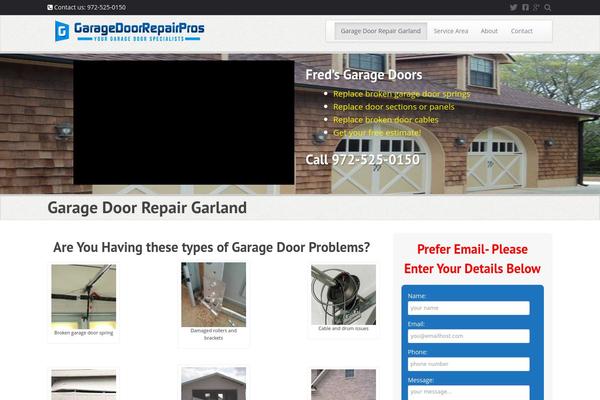 garagedoorrepairgarland.net site used Ppl Ninja Theme