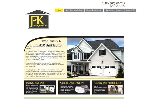 Forever theme site design template sample