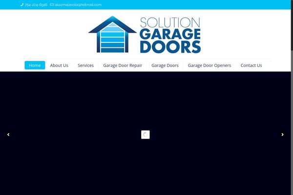 garagedoorssolution.com site used Garagedoors
