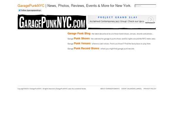 Overstand theme site design template sample
