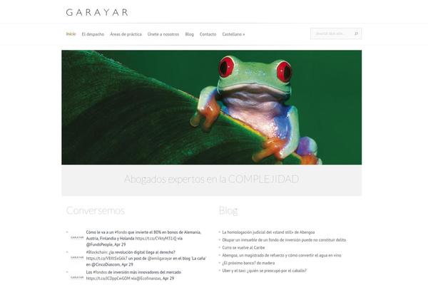 Evolution theme site design template sample