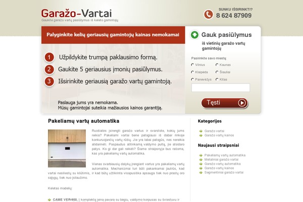 garazo-vartai.net site used Lead-theme-child-default01