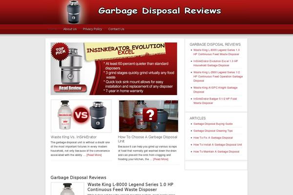 Restaurante theme site design template sample