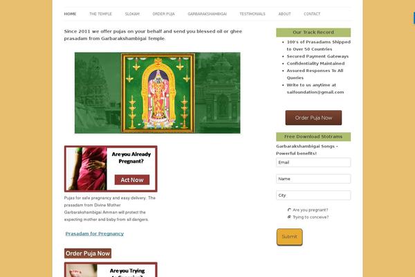 Oceanwp-child theme site design template sample