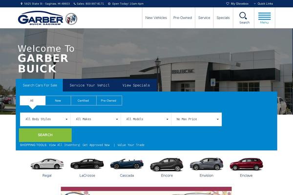 Dealer Inspire theme site design template sample