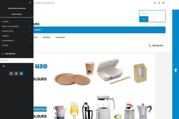 Porto Child theme site design template sample