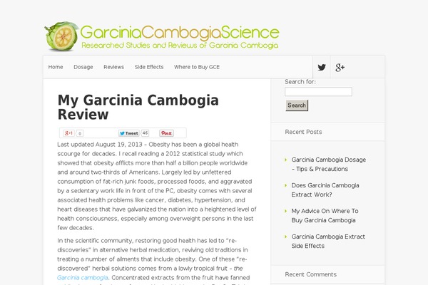 garciniacambogiascience.com site used Nexus
