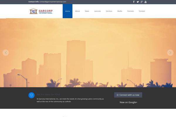 Sapphire theme site design template sample
