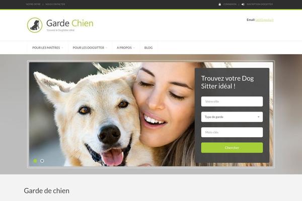 Petsitter theme site design template sample