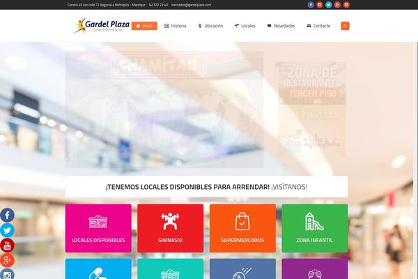 Mall theme site design template sample
