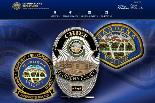 gardenapd.org site used Gardenapd