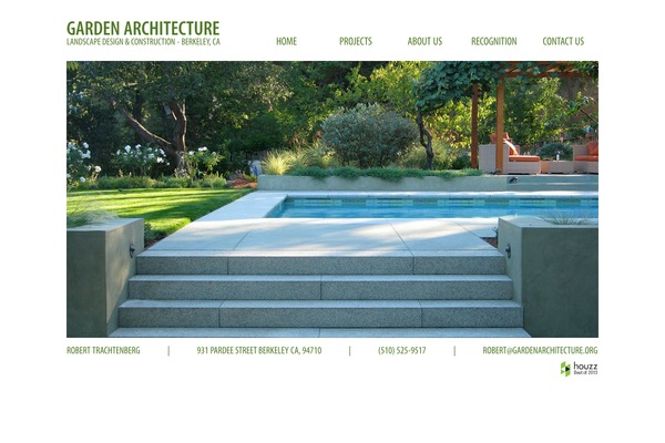 Garden theme site design template sample