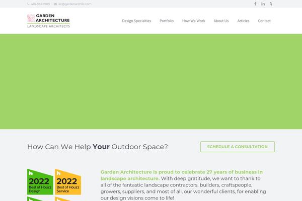 Impreza Child theme site design template sample