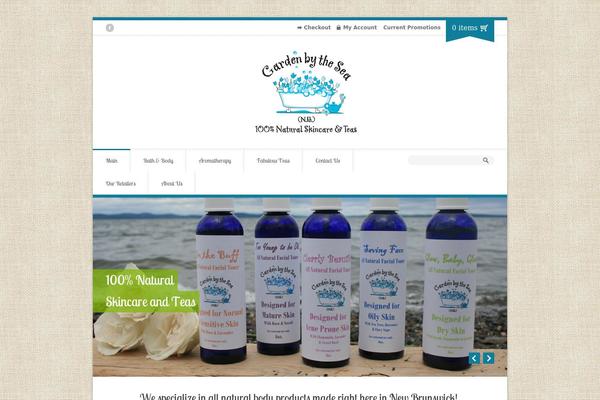 Organic Shop theme site design template sample