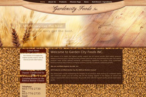 Tanjun theme site design template sample