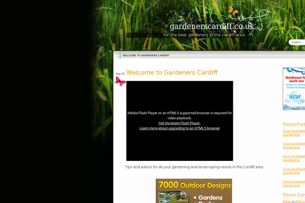 Greener Side theme site design template sample