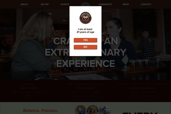 gardengrovebrewing.com site used Brewery