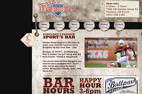 gardenhomedugout.com site used Clubhouse