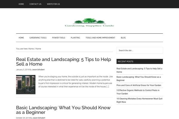 Magazine Pro theme site design template sample